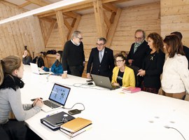 Imatge de la notícia En marxa la Casa de Fusta, un nou espai de coworking per a emprenedors situat al Centre Històric 