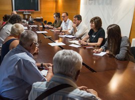 Primera reunió entre la Paeria i Som Veïns per tractar la problemàtica del Centre Històric 