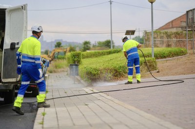 Acaben tres dies de neteja intensiva del Barri a Barri a Llívia