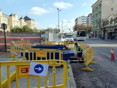 (ACTUALITZACIÓ) Desviaments de trànsit a Príncep de Viana per les obres de l’estació d’autobusos