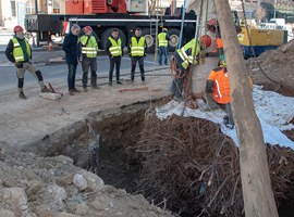 Imatge de la notícia Avancen les obres de reordenació de la plaça Ramon Berenguer IV 