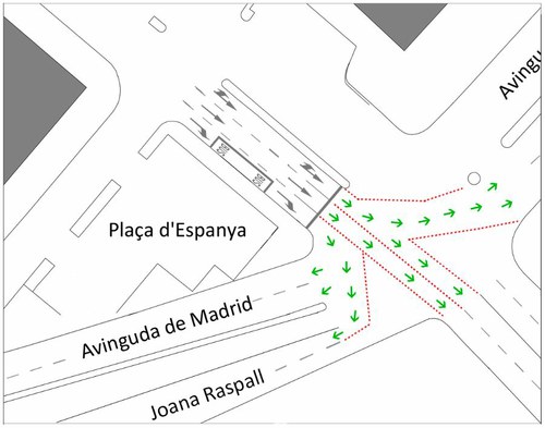 Imatge de la notícia Canvi de la senyalització a la plaça Espanya 