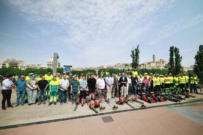 El nou servei de Jardineria municipal comptarà amb 181 persones treballant pel bon estat de l’arbrat i les zones verdes de la ciutat