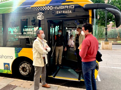 Els autobusos de Lleida incorporen noves mesures de protecció sanitària enfront de la Covid-19 