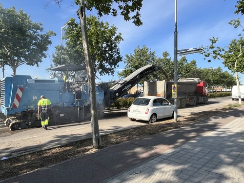 Imatge de la notícia En marxa les obres de millora del paviment al Passeig de l’Onze de Setembre