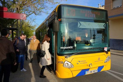 Entra en servei el bus directe des de Magraners al centre de la ciutat
