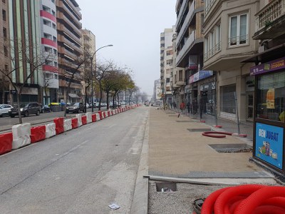 Es reprenen les obres a Prat de la Riba amb restriccions al trànsit