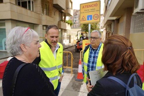 Imatge de la notícia Inici d'obres per eixamplar la vorera en un tram del carrer Penedès