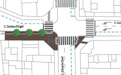 L’Ajuntament de Lleida inicia els treballs de millora de la mobilitat de vianants a l’entorn de l’Escola Sagrada Família