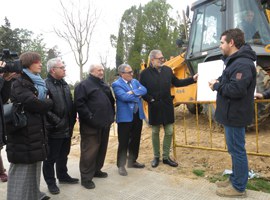 L’Ajuntament de Lleida inicia les obres de millora de la mobilitat i condicionament de la xarxa de camins dels jardins de Francesc Solana al Secà de Sant Pere