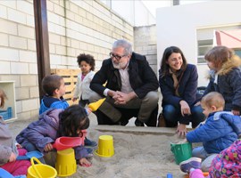 Imatge de la notícia L’Ajuntament de Lleida renova de manera integral el pati de l’Escola Bressol de la Bordeta 