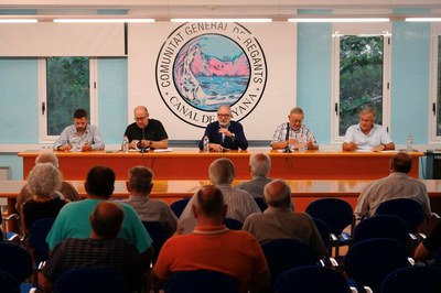La Comunitat de Regants de Pinyana anuncia la redacció del projecte de modernització del sector 5