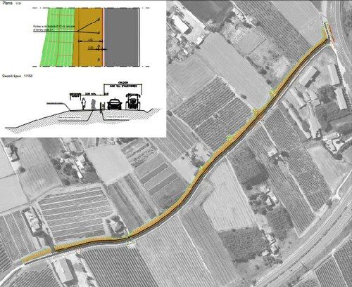 Imatge de la notícia La Paeria adequa el lateral del Camí Vell d’Albatàrrec per a ús de bicicletes i vianants 