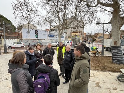 La Paeria amplia l’espai verd a la plaça Sant Jordi de la Bordeta