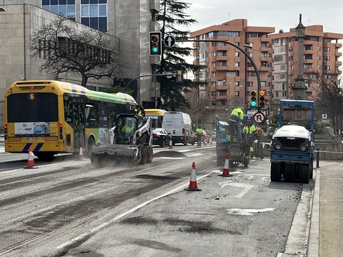 Imatge de la notícia La Paeria enllesteix avui la pavimentació de l’avinguda de Balmes