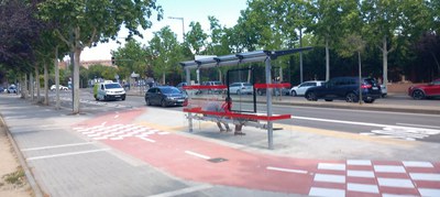 La Paeria finalitza les obres del nou tram de carril bici a l’avinguda Alcalde Rovira Roure