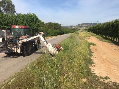 La Paeria inicia nous treballs de desbrossament de camins de l’Horta 