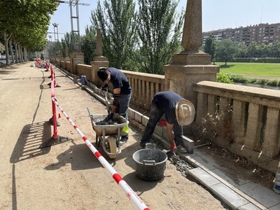 La Paeria millora el passeig de la Banqueta, a l’avinguda de Blondel