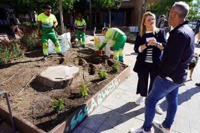 La Paeria millora l’enjardinament de diversos espais del barri de Noguerola