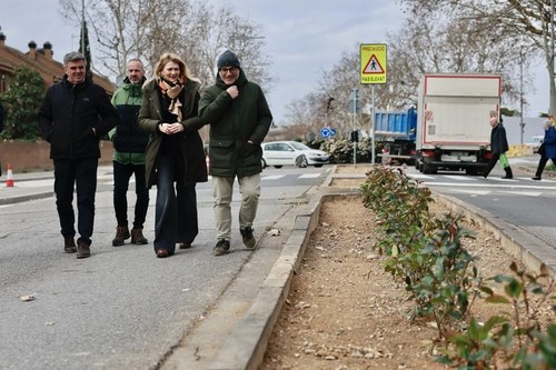 Imatge de la notícia La Paeria millora l’enjardinament de la mitjana d’Onze de Setembre