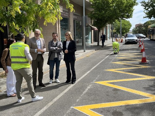 Imatge de la notícia La Paeria millora la senyalització horitzontal a l’avinguda de Balàfia