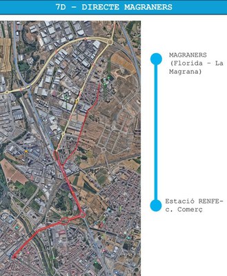 La Paeria posa en marxa un bus directe des de Magraners al centre de la ciutat