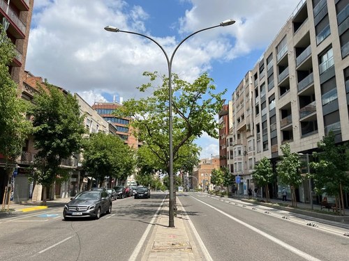 Imatge de la notícia La Paeria renova de forma integral l’enllumenat públic de la mitgera de l’avinguda Prat de la Riba