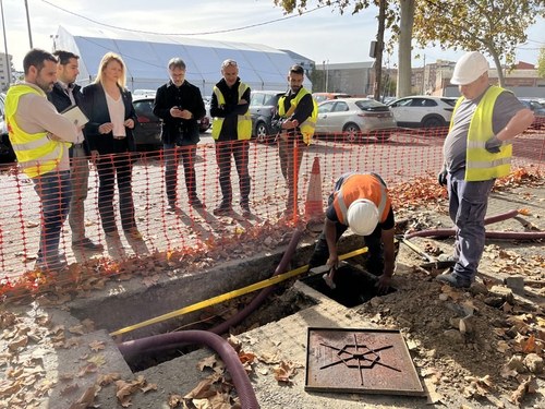 Imatge de la notícia La Paeria renova l’enllumenat de l’aparcament dels Camps Elisis