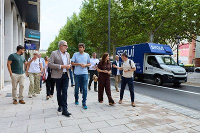 La Paeria reobre la nova Rambla Ferran, més verda i amb més espai per a vianants