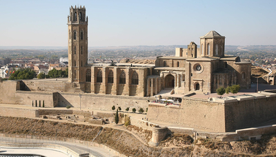 La Paeria talla de manera preventiva un tram del carrer Ronda de la Seu Vella per la caiguda de pedres del vessant sud del Turó