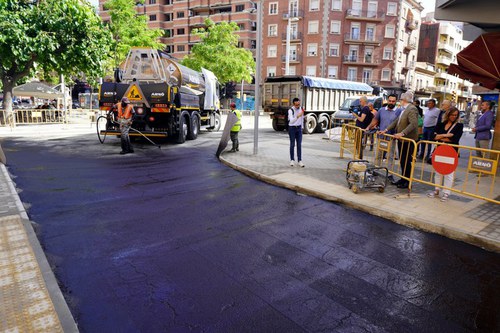 Imatge de la notícia Les obres de remodelació de l'entorn de l'Escola del Treball, llestes la setmana vinent