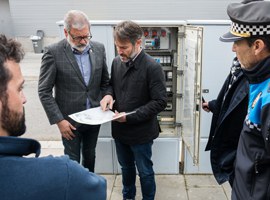 Imatge de la notícia Lleida aposta per la innovació tecnològica per combatre els robatoris de cable elèctric de l’enllumenat públic 