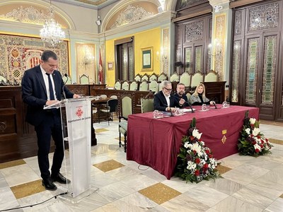 Lleida enceta la 85a festivitat dels Tres Tombs amb el tradicional pregó, enguany a càrrec del conseller Òscar Ordeig
