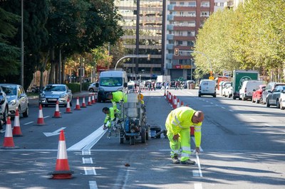 Modificació de la senyalització a la Rambla d’Aragó i es reobre el carrer Bisbe Messeguer