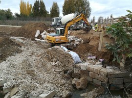 Obres d’emergència per reparar els camins danyats per la crescuda del Torrent de la Femosa i la Riera de les Canals