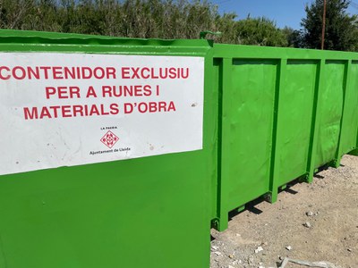 Prova pilot de la Paeria per evitar abocaments de runa a l'Horta 