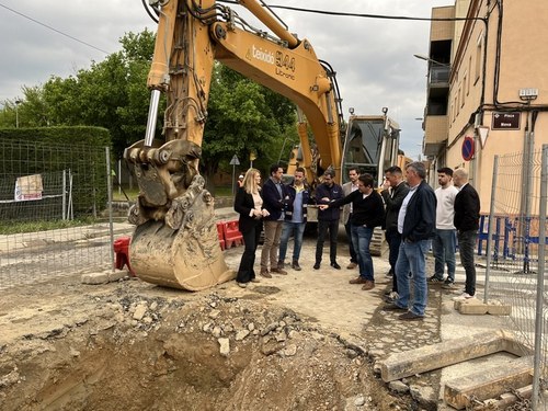 Imatge de la notícia Recta final de les obres de millora del clavegueram de Llívia