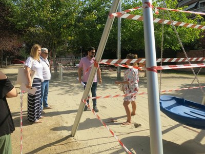 Recta final dels treballs de construcció de tres de rutes saludables i la instal·lació d’equipaments esportius a l’aire lliure a la Mariola