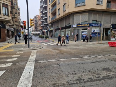 Reobert el pas de vehicles pel carrer Sant Martí