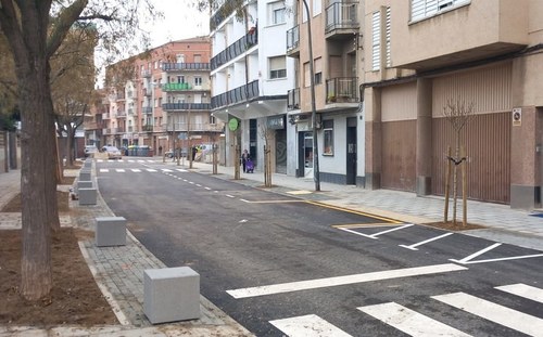Imatge de la notícia Reobertura al trànsit del carrer de l’Hostal de la Bordeta, amb la finalització de les obres