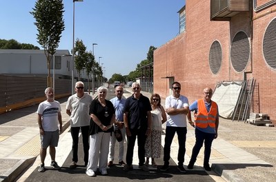 S’obre al trànsit el c/ Baldomer Gili i Roig, que millora la connexió entre Ciutat Jardí i l’entorn de Rovira Roure