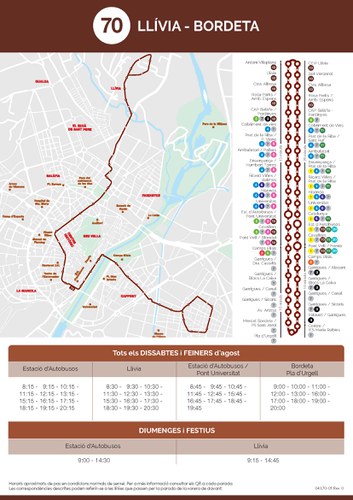 Imatge de la notícia Una nova línia d’autobusos connectarà Llívia i la Bordeta els caps de setmana 