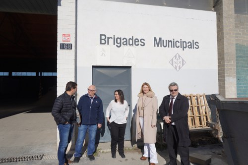 Imatge de la notícia Visita a la Brigada d’Obres Municipal