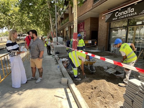 Imatge de la notícia Obres de renovació de la vorera i la xarxa d’aigua als carrers Xavier Puig i Andreu i Tarragona