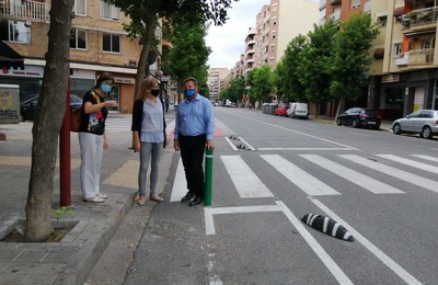 Finalitzat el nou carril bici a l’av. de València 