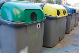 Illes de contenidors de la ciutat de Lleida