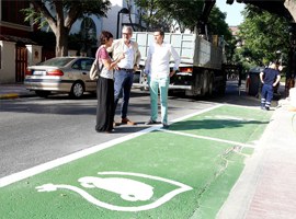 Imatge de la notícia La Paeria inicia les obres per instal·lar una segona estació pública de recàrrega de vehicles elèctrics al carrer Magí Morera