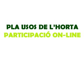 Pla usos de l'Horta