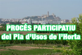 Imatge de la notícia Procés participatiu del Pla d'Usos de l'Horta de Lleida