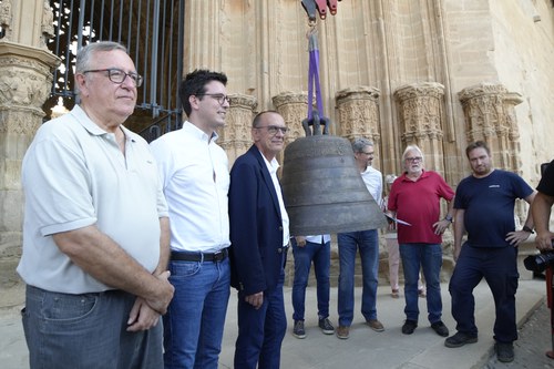 Imatge de la notícia La campana Mònica torna a la Seu Vella de Lleida completament restaurada 